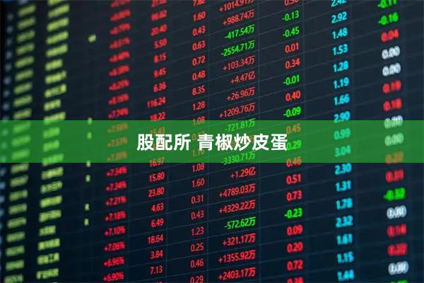 股配所 青椒炒皮蛋